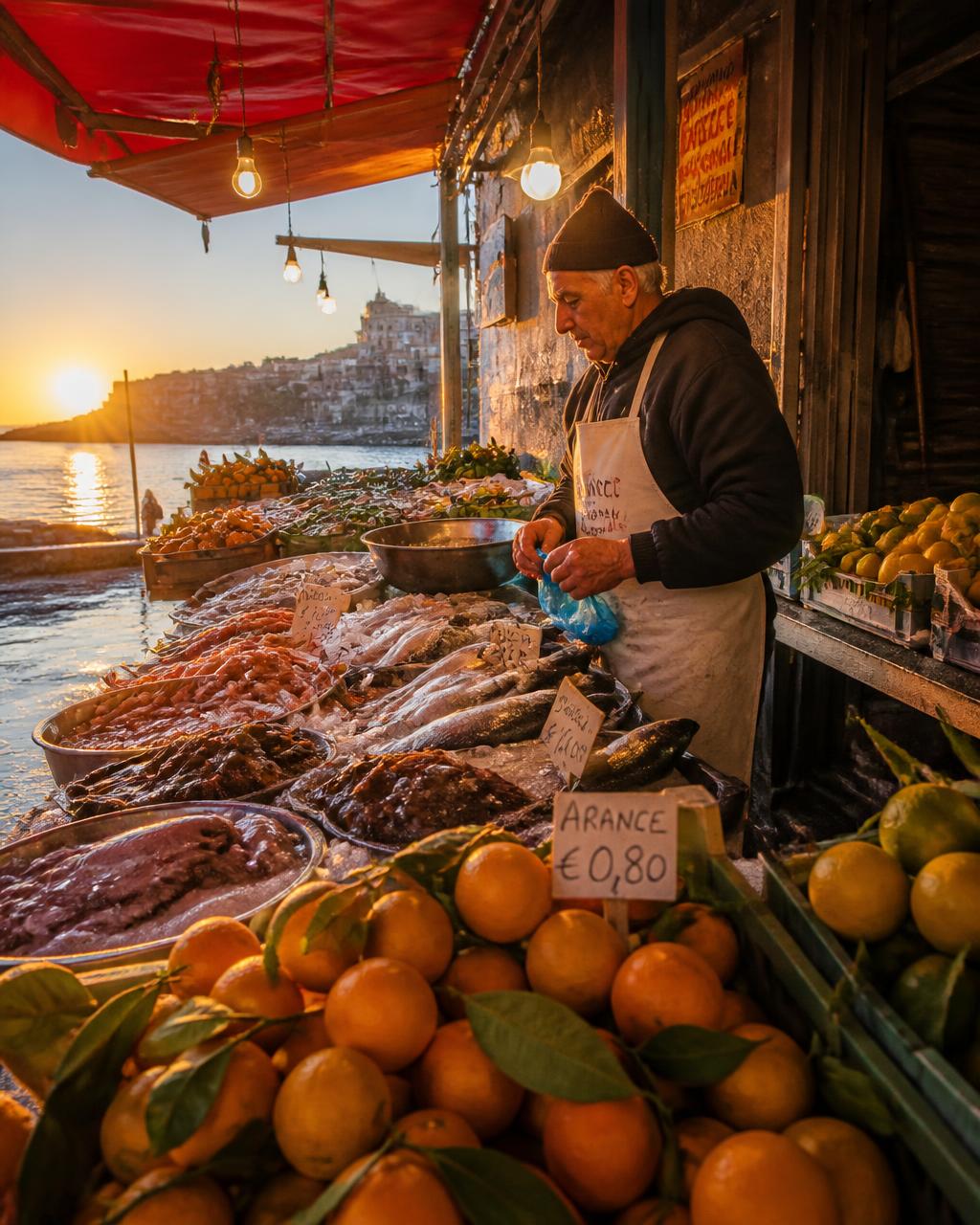 Market to Sea cooking journey in Sicily